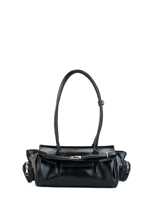 Oil Wax Leather Shoulder Bag for Women – Large Capacity Everyday Tote