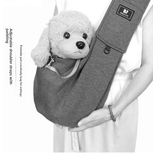 Single-shoulder crossbody portable pet bag