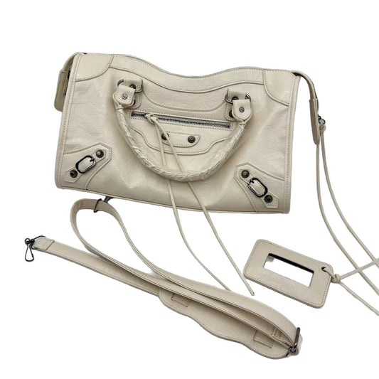Women's Studded Biker Crossbody Bag – Soft PU Leather Shoulder Handbag