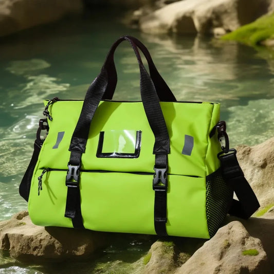 Gym Fitness Bag, Swimming Yoga Outdoor Sports Cycling Backpack, Travel Bag Luggage Bag, Can Be Carried by Hand, Worn on One Shoulder or Crossbody, Independent Shoe Compartment