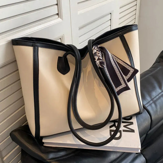 Large Capacity Women's Commuter Tote Bag | Fashion Shoulder Handbag