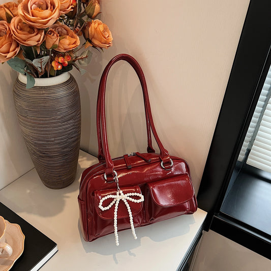 Women's Bow Underarm Bag – Trendy Pillow Shoulder & Crossbody Bag