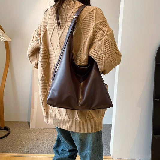 ALBA Bags | New Retro Tote Bag for Women Large Shoulder Bag Simple Com