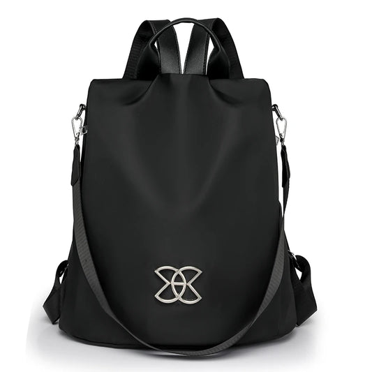 Women's Large Capacity Nylon Backpack | Anti-Theft Anti-Splash Schoolbag