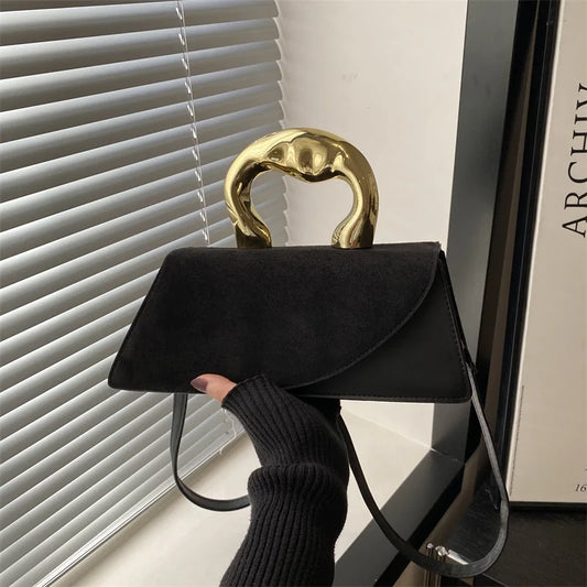 Minimalist Nylon Shoulder & Crossbody Bag for Women | Light Luxury Handbag
