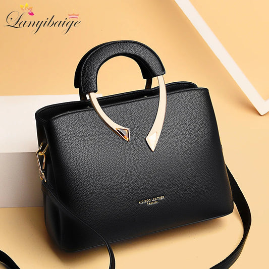 Women's Sequined PU Leather Shoulder Bag | Fashion Crossbody Tote Handbag