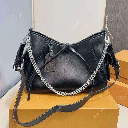Large Capacity Genuine Leather Crossbody Tote Bag for Women | Cargo Shoulder Bag