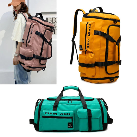 Large Oxford Tactical Gym Duffle Bag | Unisex Fitness Travel Camping Shoulder Sports Backpack