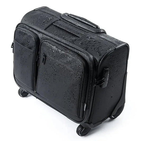Men's Business Rolling Luggage – Spinner Wheels & Organized Storage