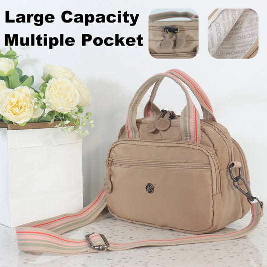 ALBA Bags | Women's Fashion Messenger Bag Handbag, Nylon Material, Wri