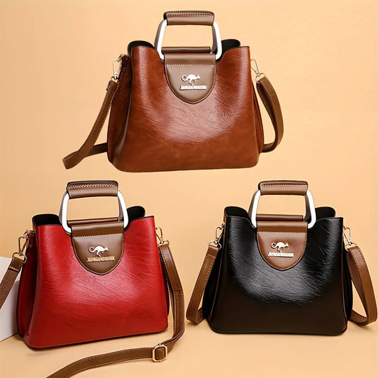 ALBA Bags | Women's Fashion Tote Bag with Multiple Pocket, Vintage Cro