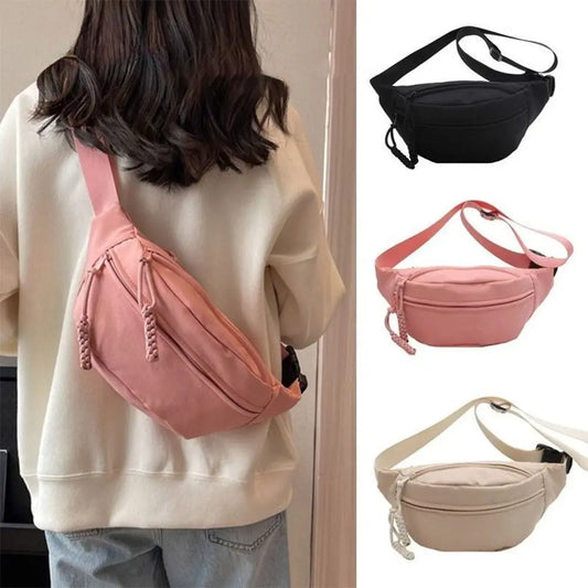 Half Moon Oxford Chest Bag & Waist Pack for Women | Waterproof Running Belt Bag