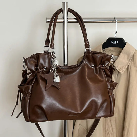 PU Leather Large Capacity Crossbody Bag for Women | Luxury Handbag