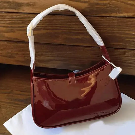 Genuine Leather Hobo Shoulder Bag for Women | Fashion Underarm Clutch Purse