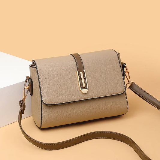 PU Leather Crossbody Messenger Bag for Women | Small Sling Shoulder Handbag