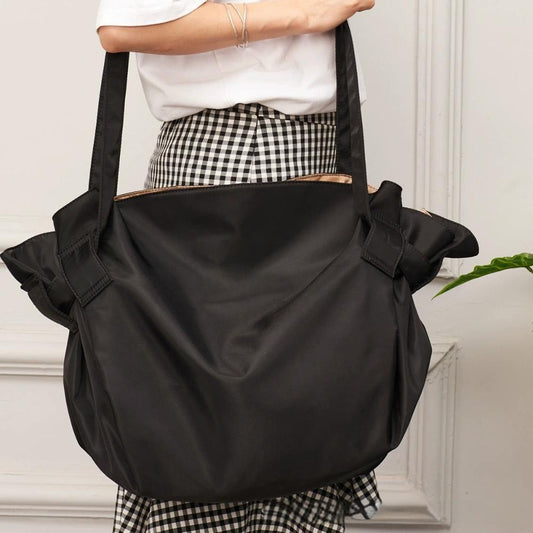Lightweight Waterproof Travel Shoulder Bag – Large Capacity Drawstring Tote