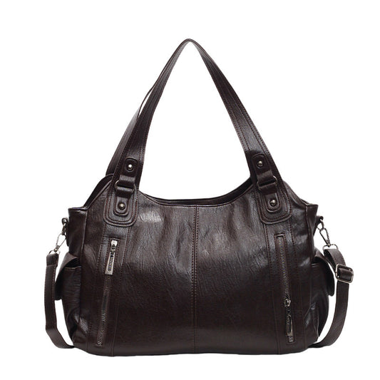 ALBA Bags Women's Large Capacity Shoulder Tote Bag – PU Leather Crossbody Handbag